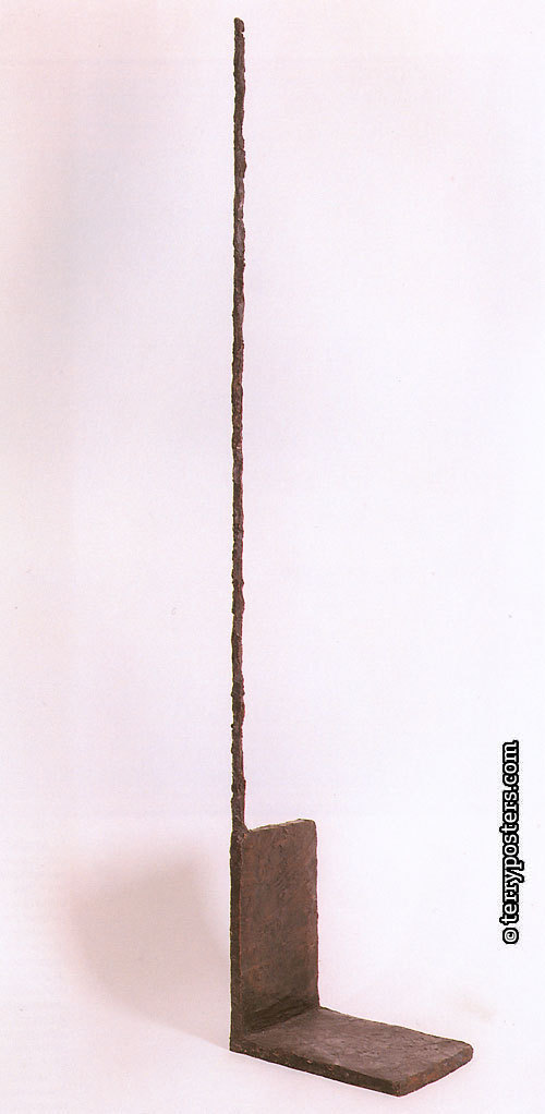 Figura: bronz, 204 x 40 x 26 cm; 1975