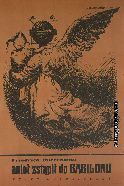 Aniol zstapil do Babilonu, Divadelní plakát; 1961