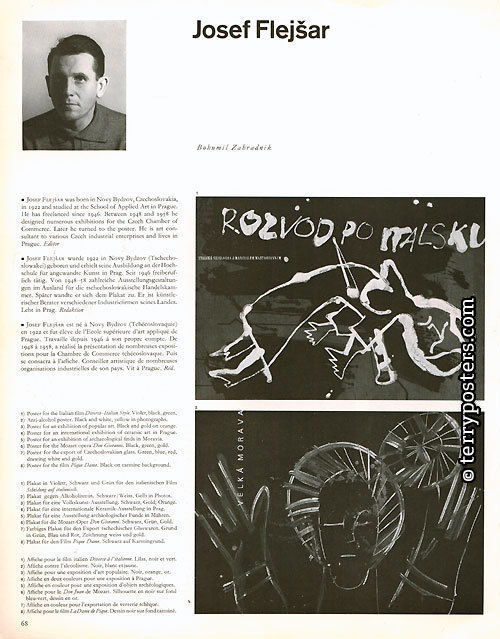 Graphis: Amstutz & Herdeg Graphis Press Zurich, ročník 19 číslo 105; 1963