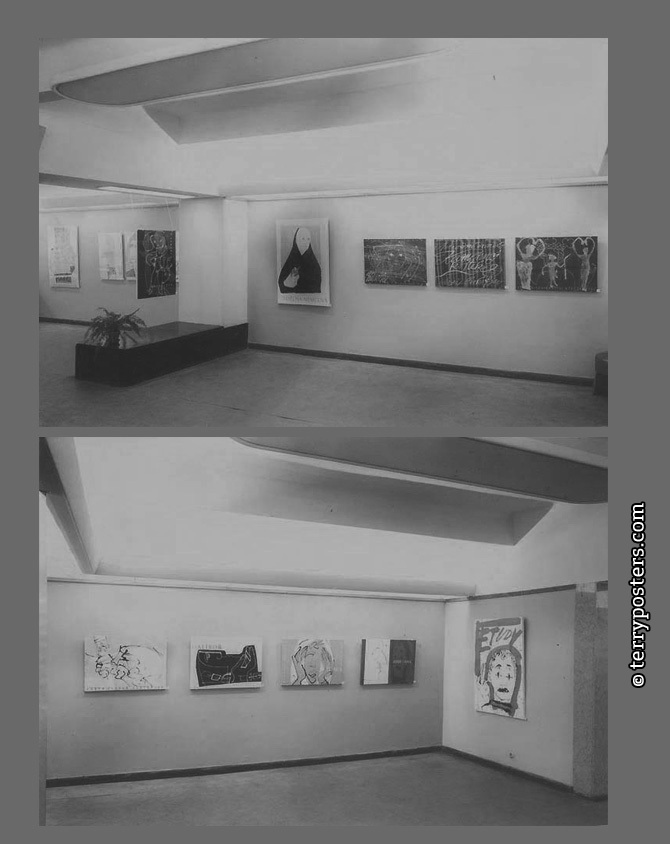 Výstava plakátů - Galerie Václava Špály; 1962