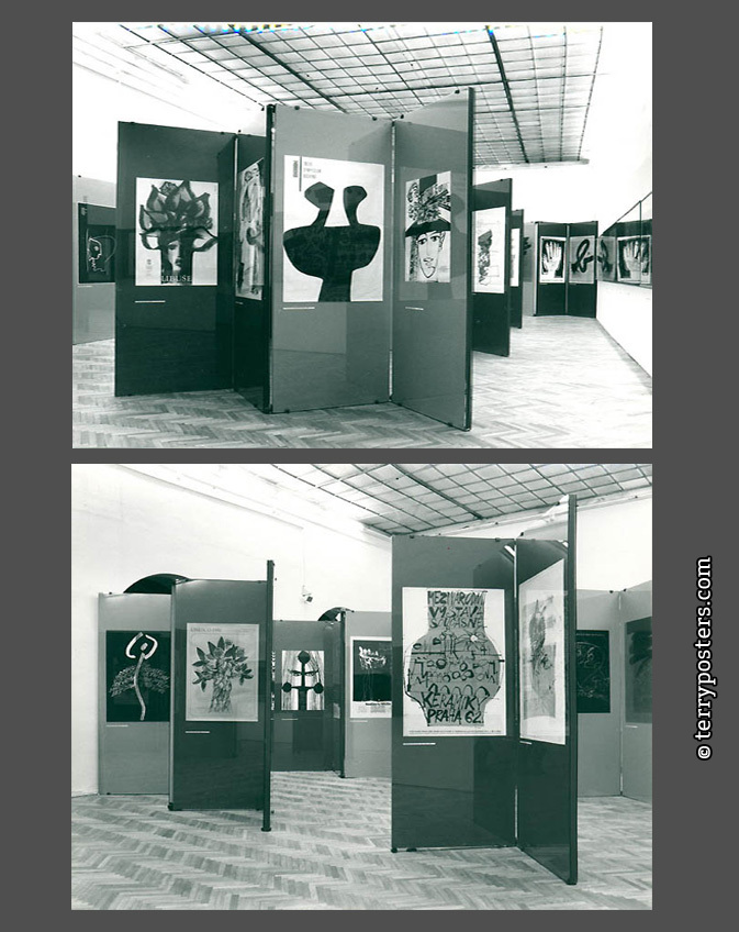 Výstava plakátů - MG v Brně; 1989
