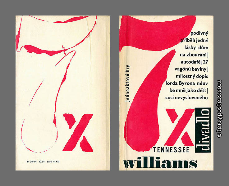 7x Teneessee Williams - Orbis / Edice Divadlo; 1966 