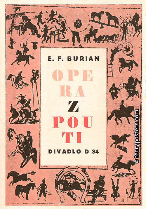 Opera z pouti: Divadlo D34; 1956 (program)