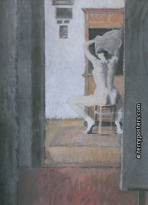 V Nuslích:olej na plátně 60 x 45 cm; 1984