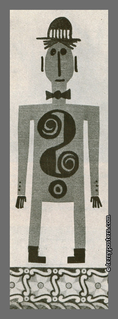 Ilustrace k Morgensternovi: koláž; 1956