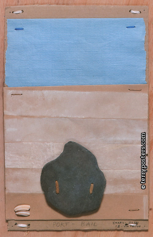 Schránka, 2000 / asambláž, 46,5 x 33 cm /