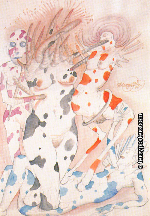 Akvarel, papír, 30 x 20 cm, 1983