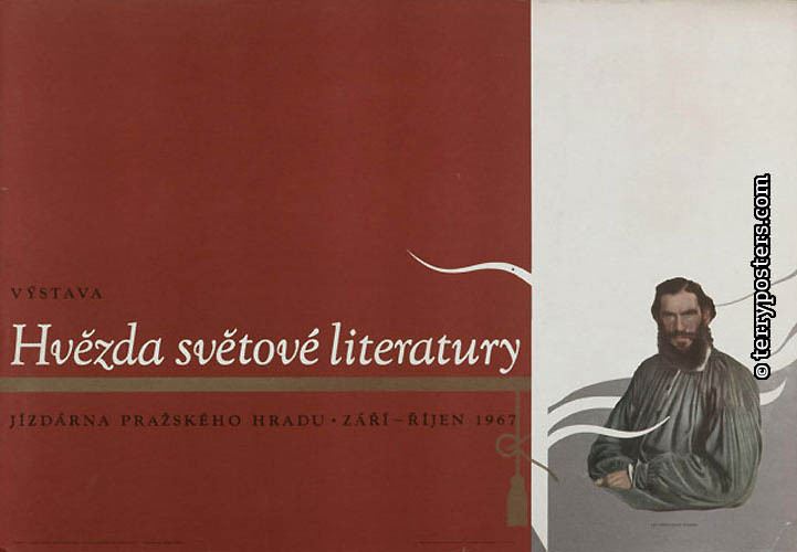 Hvězda světové literatury; výstavní plakát;1967 