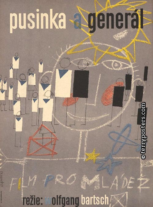 Pusinka a generál; filmový plakát; 1962