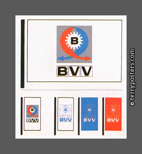 Propagační vlajky BVV (Brněnské veletrhy a výstavy); 1973-1978