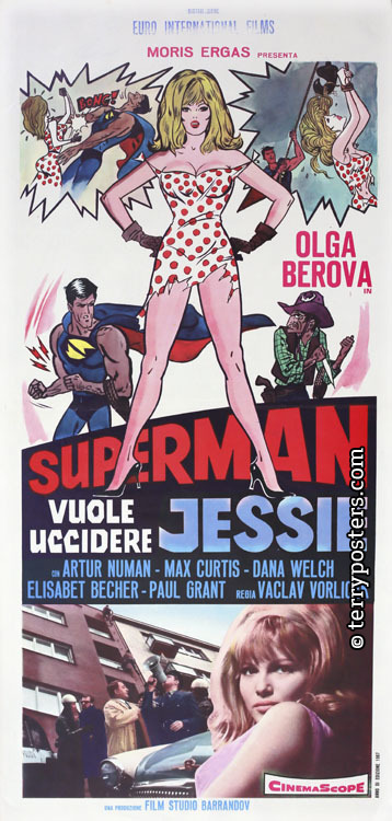 Kdo chce zabít Jessii; italská verze plakátu; 1966