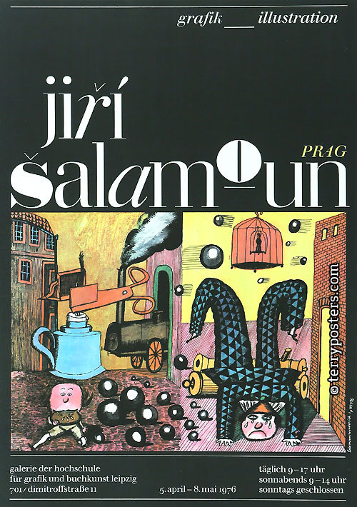 Jiří Šalamoun: grafik illustration (Galerie der hochschule fur grafik und buchkunst leipzig)