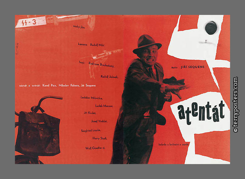Atentát: filmový plakát A0; 1965