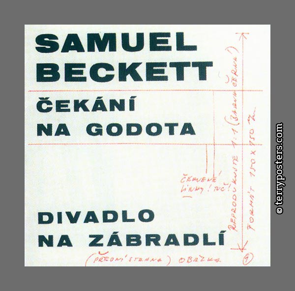 Čekání na Godota: Samuel Beckett, program (Divadlo Na zábradlí); 1964