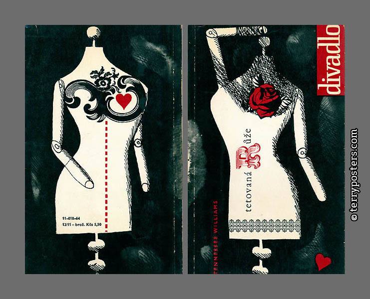 Tennessee Williams: Tetovaná růže - Orbis / Divadlo; 1964