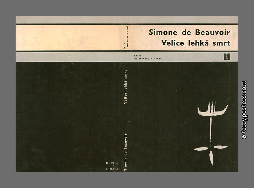 Simone de Beauvoir: Velice lehká smrt - ČS / Edice ilustrovaných novel; 1967 