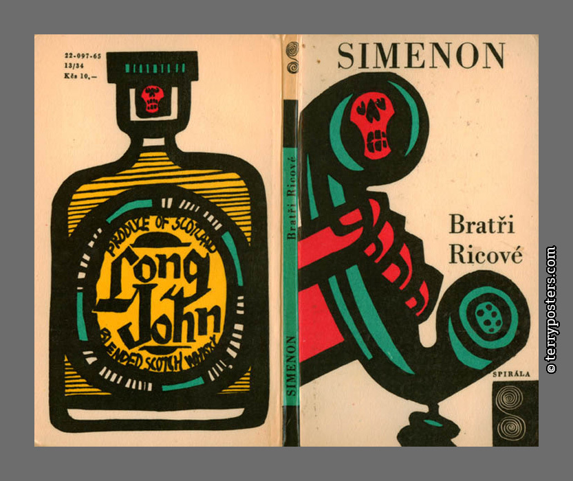 Georges Simenon: Bratři Ricové - ČS / Edice Spirála; 1965 